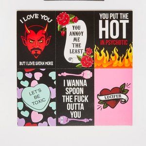 Dolls Kill Valentines Day Cards Set 60pc
